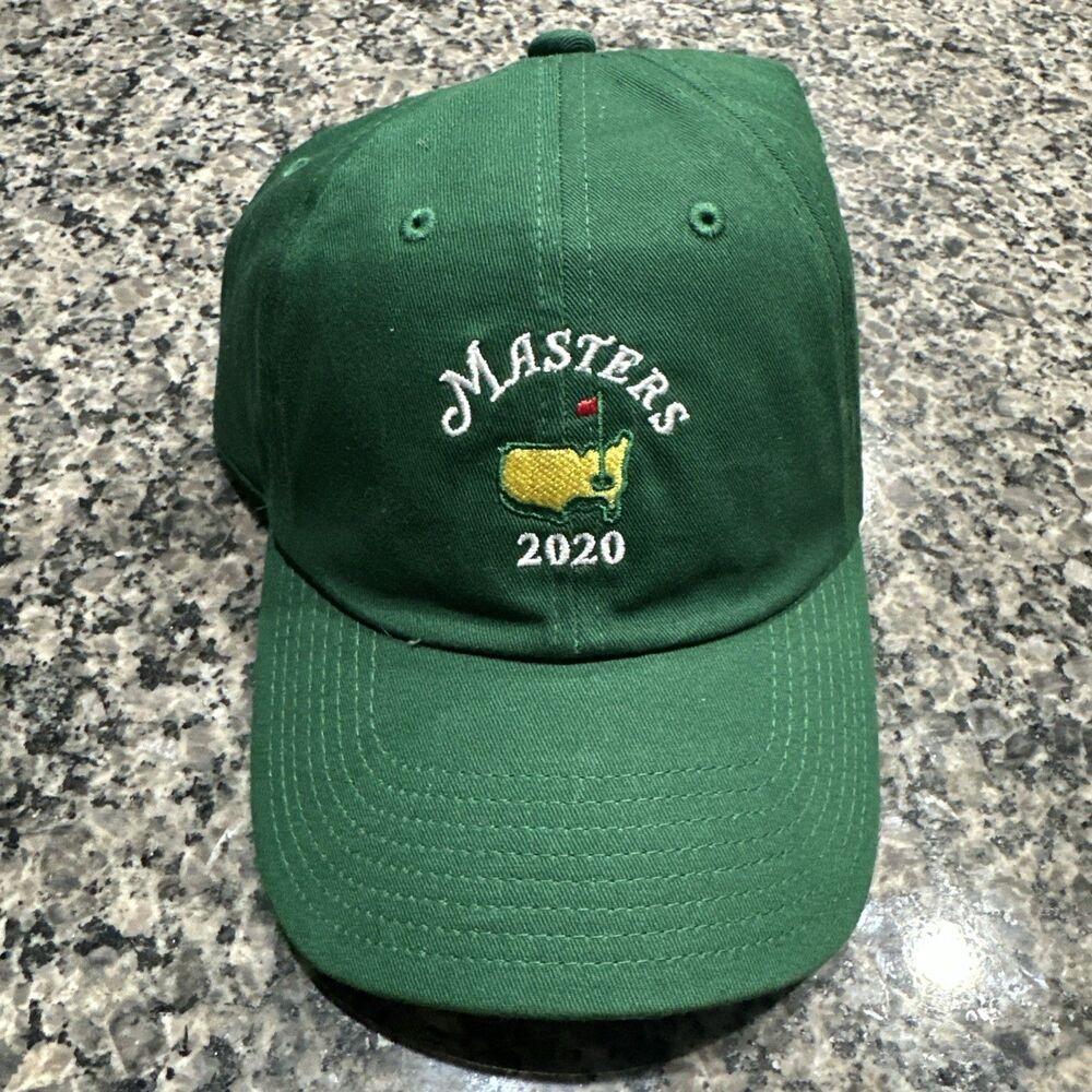 NEW Masters Green Caddy Hat Golf 100% Cotton Adjustable American Needle Dad Gift